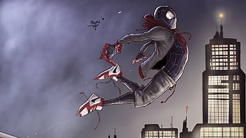 SpiderMan Into The Spider Verse New Arts, spiderman-into-the-spider-verse, spiderman, superheroes, artwork, artist, digital-art, behance HD wallpaper