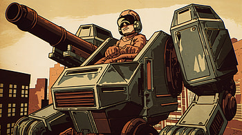 Mech Pilot in : A Journey into the Future, Mech, pilot, illustration HD wallpaper
