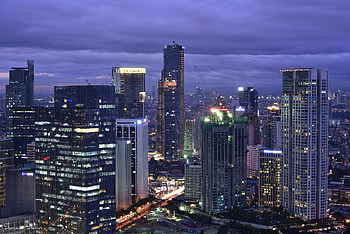 Cities, Night, City, Skyscraper, Building, Lights HD wallpaper