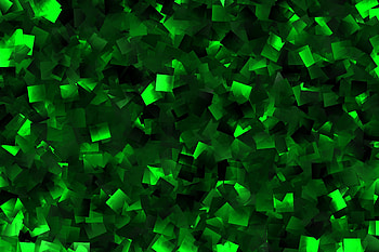 Green mosaic, abstract HD wallpaper