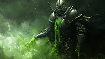 Venombound Knight — Cursed Armor ( U), fantasy, knight, cursed armor, poison, armor HD wallpaper