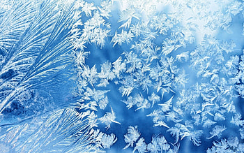 Frozen, winter, blue, ice HD wallpaper