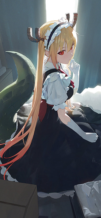 Tohru (Miss Kobayashi's Dragon Maid), Anime, Miss Kobayashi's Dragon Maid HD phone wallpaper