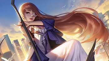 Dreamy Queen Long Hairs , fantasy-girls, artist, artwork, digital-art, artstation HD wallpaper