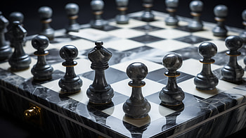 Marble Chess, marble, man made, chess HD wallpaper