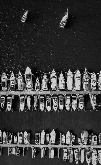 Boats, Miscellanea, Miscellaneous, Bw, Chb, Port HD phone wallpaper
