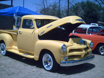 Yellow Truck, joanna, car-show, truck, yellow HD wallpaper