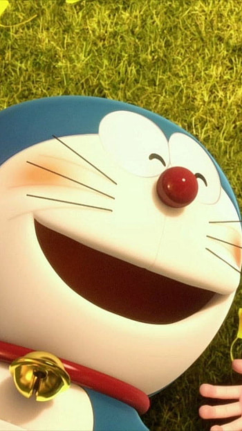 Doraemon, chilling, cartoon HD phone wallpaper