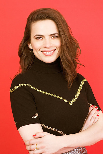 Hayley Atwell, Red head smile, Samsung Galaxy S8 HD phone wallpaper