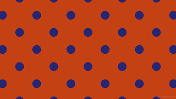 spots orange polka dots blue HD wallpaper