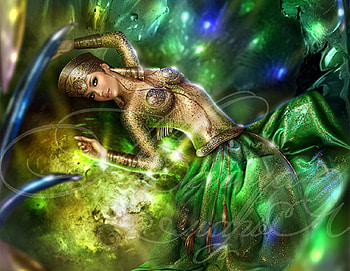 ~Passion of the Beloved~, glow, digital art, jewelry, dress, charm, lady, shining, magical, bright, sparkle, diamonds, beloved, female, gorgeous, weird things people wear, beautiful, people, woman, fantasy, pretty, manipulation, models, girls, lovely, splendor, hair HD wallpaper