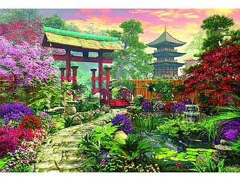 Japanese Gardens, japanese, gardens, jig, puzzle, saw HD wallpaper