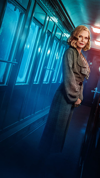 Michelle Pfeiffer, Mrs. Hubbard, Murder on the Orient Express HD phone wallpaper