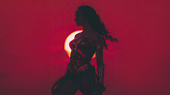 Thrilling Wonder Woman, wonder-woman, superheroes, artwork, digital-art, ai HD wallpaper