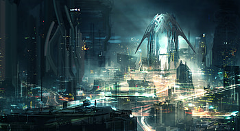 Building, Cityscape, Sci Fi, City, Futuristic City HD wallpaper