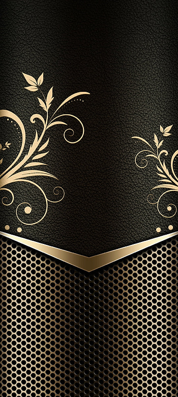 Gold luster split, art, ornament, metal, abstract HD phone wallpaper