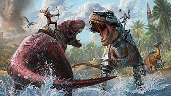 ARK: Survival Ascended Banner, video game, ARK: Survival Ascended HD wallpaper