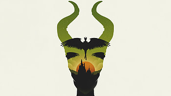 Maleficent Mistress Of Evil, movies, minimalism, minimalist, artist, artwork, digital-art HD wallpaper