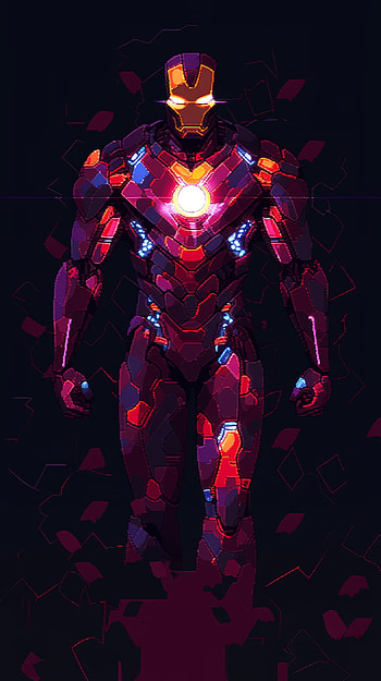 Iron Man Geometric Armor , Comic, Iron Man HD phone wallpaper