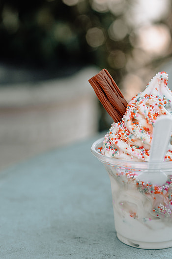 Food, Desert, Ice Cream, Sweet, Sprinkling, Sprinkle HD phone wallpaper
