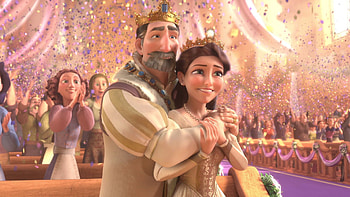 The king & queen, Tangled Ever After, Disney kids, Tangled Ever After HD wallpaper
