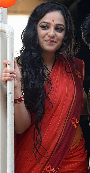 Nithya Menon, mersal, face HD phone wallpaper