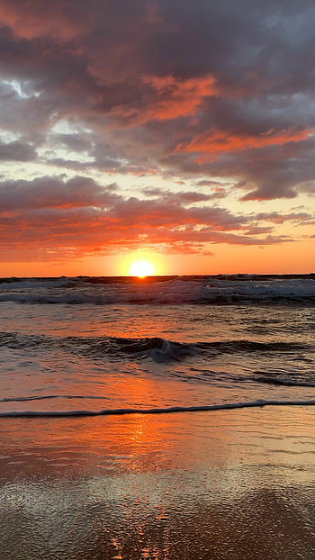 Unreal sunrise, Scenic wonder, Noosa, Australia, Stunning landscapes HD phone wallpaper