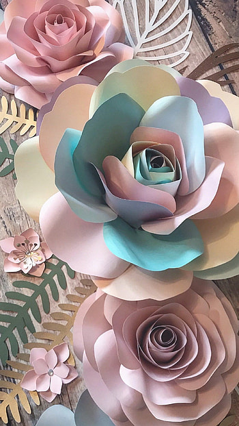 Paper Flowers, Adorable HD phone wallpaper