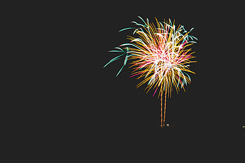 Night, Salute, Dark, Sparks, Multicolored, Motley, Holiday, Fireworks, Firework, Crumble HD wallpaper