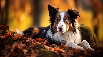 Autumn Splendor Border Collie - Dog, border collie, Animal, dog HD wallpaper