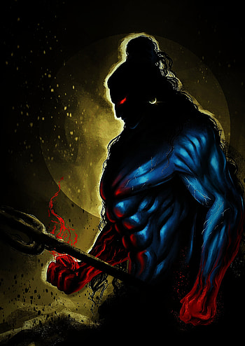 Mahakal, heat, art HD phone wallpaper