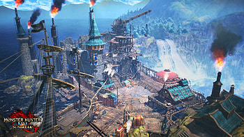 Sunbreak Outpost — Monster Hunter Rise Ultra, Monster Hunter Rise: Sunbreak HD wallpaper