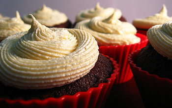 Food, Chocolate, Cream, Cupcakes HD wallpaper