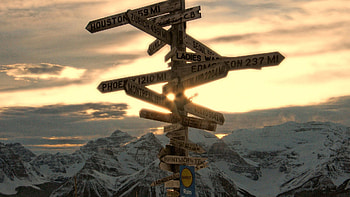 Snow, Mountain, Vertex, Top, Miscellanea, Miscellaneous, Pointers HD wallpaper