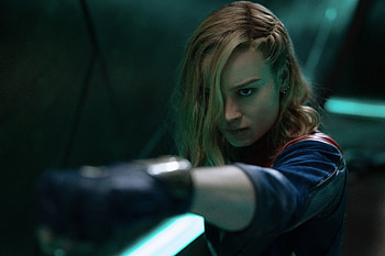The Marvels Heroine, Brie Larson, Carol Danvers, movie, The Marvels HD wallpaper