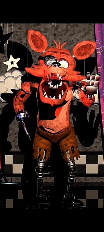 Foxy, action_figure, art, FNaF HD phone wallpaper