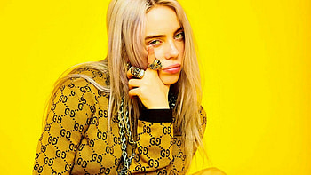 Billie Eilish yellow , High-definition , and screensavers, Vibrant visuals HD wallpaper