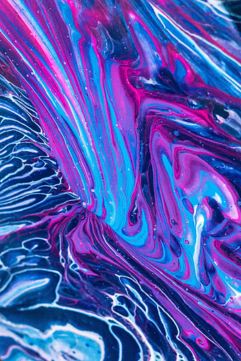 Purple theme, fluid art, artwork HD phone wallpaper
