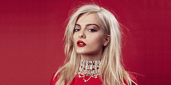 Red lips, Bebe Rexha, singer HD wallpaper