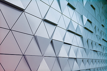 Digital art, triangles, geometry, abstract HD wallpaper