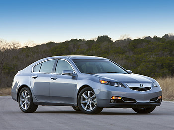 Auto, Nature, Trees, Sky, Acura, Cars, Asphalt, Side View, Style, Akura, Tl, 2011 HD wallpaper