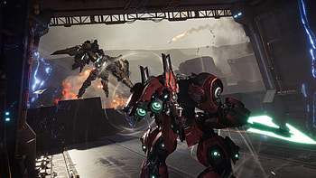 Mecha BREAK – Epic Video Game Mecha Battle Scene, video game HD wallpaper