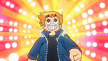 Vibrant Scott Pilgrim | Exciting Comic Character Background, Scott Pilgrim, TV Show, Scott Pilgrim Takes Off HD wallpaper