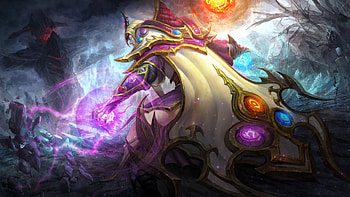 Invoker, Dota 2, Minimalist designs, and mobile HD wallpaper