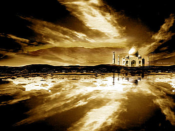 3D SUNLIGHT ON TAJ MAHAL, sunlight, 3d, pretty, taj mahal HD wallpaper