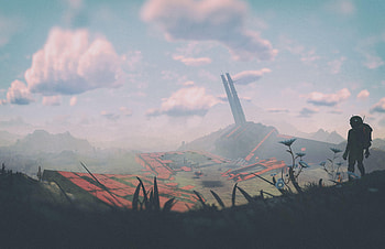 Lost In Space, astronaut, games HD wallpaper