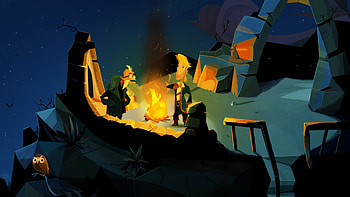 Catapult Operator, Ignatius Cheese, Whipp, Thrawtle, and Digg Return to Monkey Island HD wallpaper
