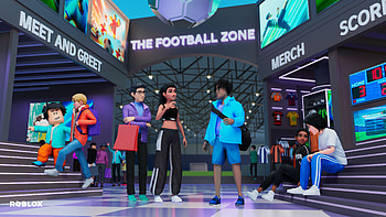 Roblox — The Football Zone, Video Game, Avatar, Mall HD wallpaper