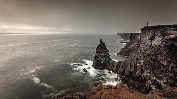 Nature, Stones, Mountains, Sea, Rocks, Elevation HD wallpaper
