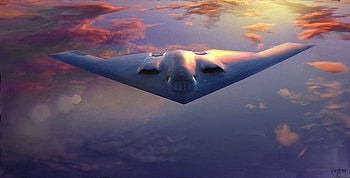 Northrop Grumman B 2 Spirit, planes, wings, sky, military HD wallpaper